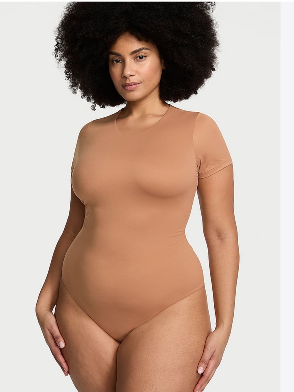 The Bodywear by Victoria with FeatherSoft™ Innovation Short-Sleeve Bodysuit